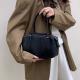 Elegant Lychee-Grain Bowling Bag For Women Retro And Versatile