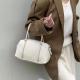 Elegant Lychee-Grain Bowling Bag For Women Retro And Versatile