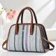 Contrast-color Commuter Handbag For Women