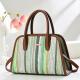 Contrast-color Commuter Handbag For Women