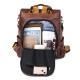 Womens Large-Capacity Casual Patchwork Backpack