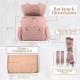 Large-Capacity Stylish Insulated Quilted Mommy Backpack For Outdoor Travel
