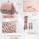 Large-Capacity Stylish Insulated Quilted Mommy Backpack For Outdoor Travel