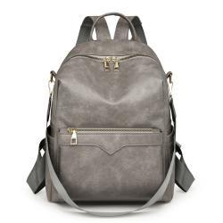 Korean-style Soft PU Large-Capacity Versatile SpringSummer New Arrival Womens Travel Backpack