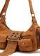 Simple Retro Versatile Suede Womens Handbag Shoulder Bag