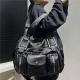 Womens Fashion Vintage Lychee Pattern Tote Messenger Bag