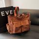 Womens Large Capacity Corduroy Shoulder Bag Portable Tote Bag