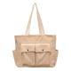 Womens Large Capacity Corduroy Shoulder Bag Portable Tote Bag