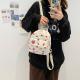 Retro Corduroy Backpack Womens Cute Outing