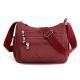 Simple Solid Color Nylon Crossbody Cloth Bag