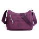 Simple Solid Color Nylon Crossbody Cloth Bag