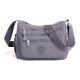 Simple Solid Color Nylon Crossbody Cloth Bag