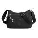 Simple Solid Color Nylon Crossbody Cloth Bag