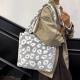 Printing Color Contrast Casual Simple Large Capacity Shoulder Bag