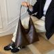 High-end Large Capacity Maillard Relaxed Casual Shoulder Tote Bag