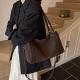 Retro Matte Simple Fashion All-match Large Capacity One-shoulder Portable Bowling Bag