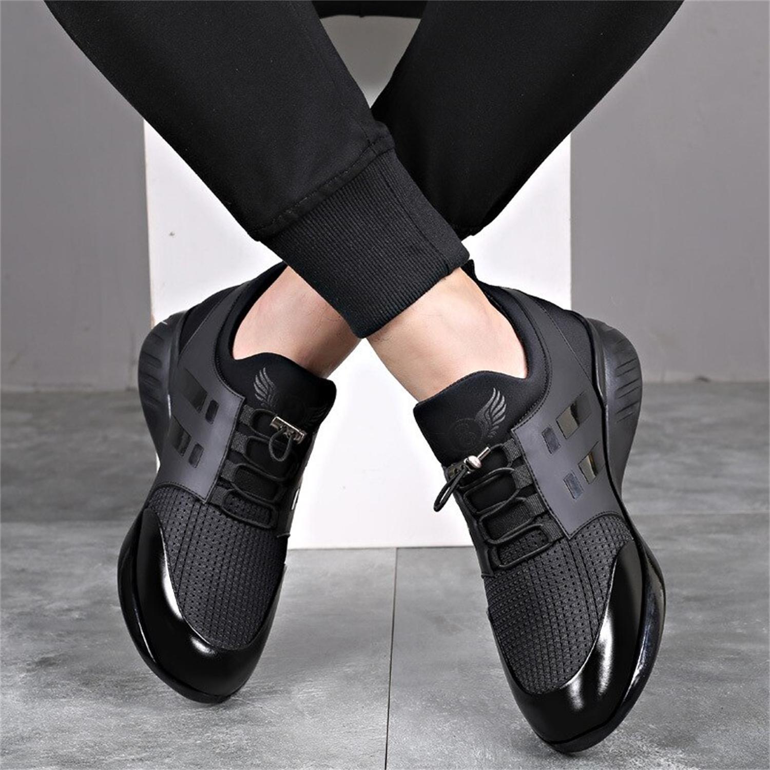 Mens Inner Height 8cm Large Casual Shoes