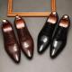 Lace-up Business Formal Shoes For Trendy Men