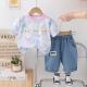Baby Suit Three Bear Short Sleeve Two-piece Set