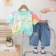 Baby Suit Three Bear Short Sleeve Two-piece Set