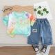 Baby Suit Three Bear Short Sleeve Two-piece Set