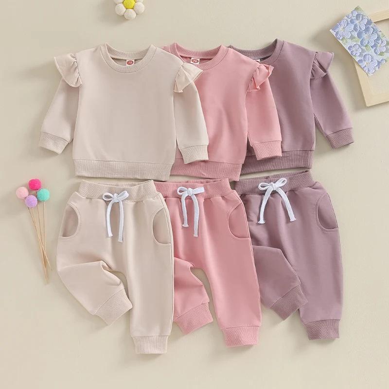 Autumn And Winter Boys Solid Color Long-sleeve Sweater Set Parent-child Children