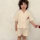 Childrens Summer Shirt Outfit Boys Baby Dress Siblings Costume