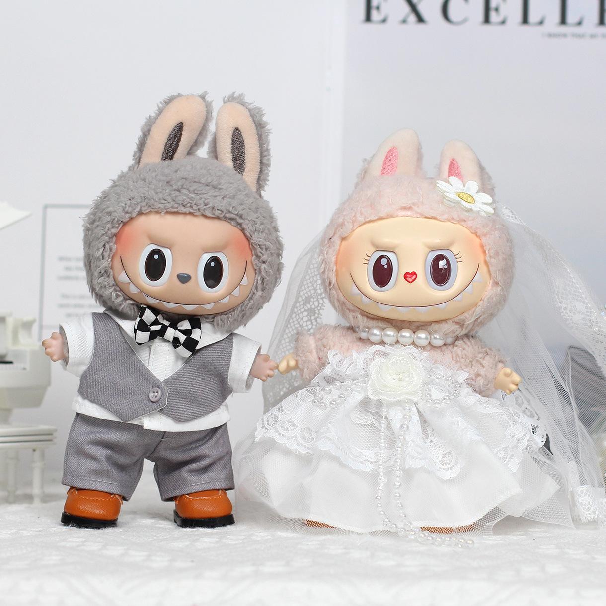 Vinyl Pendant Doll Dress Wedding Dress