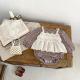 Baby Girl Little Lady Cute Lace Small Skirt Triangle Rompers