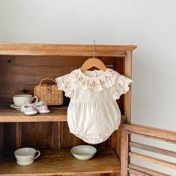 Baby Girls Cotton Jumpsuit Full Moon Romper