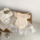 Baby Girls Cotton Jumpsuit Full Moon Romper