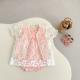 Baby Bodysuit Embroidered Soft Veil Jumpsuit