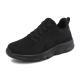 All Black Sneaker Womens Lightweight Mesh Breathable Casual Soft Bottom Running Shoes