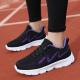All Black Sneaker Womens Lightweight Mesh Breathable Casual Soft Bottom Running Shoes