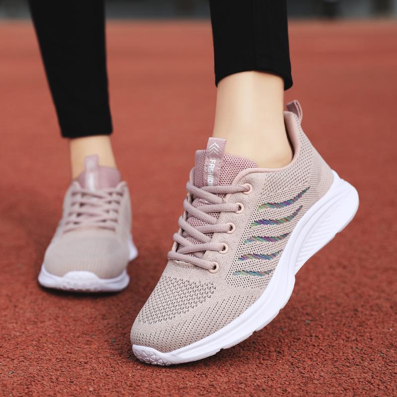 Running Womens  Middle-aged Leisure Mesh Surface Shoes