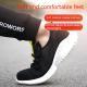 Mens Fashionable Breathable Steel Head Stab-resistant Midsole Light Work Shoes