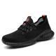 Mens Fashionable Breathable Steel Head Stab-resistant Midsole Light Work Shoes