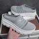 Womens Fashionable All-match Casual Platform Flying Woven Shoes