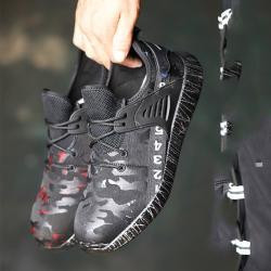 Mens And Womens Anti-smashing And Anti-puncture Penetration Light-weight Safety Shoes