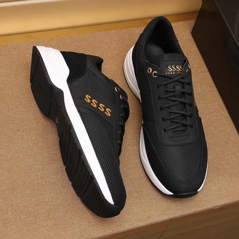 Mens Outdoor All-matching Fashion Leather Sneakers