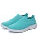Flying Knit Sneakers Mens Mesh White Shoes Black Casual Sneakers