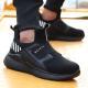 Cross-border Labor Insurance Shoes Steel Toe Cap Summer Breathable, Deodorant, Light, Smash-resistant And Stab-resistant Casual Shoes