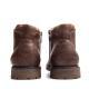 Mens Ankle Zipper Boots Winter Warm Shoes Mens Boots