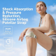 Silicone Patella Knee Strap With 3D Air Cushion, Adjustable Breathable Knee Support Brace For Running Fitness, Non-Slip Patellar Tendon Stabilizer Band For Meniscus Protection