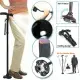 LED Walking Stick Cane Safety All Terrain Pivoting Base Folding Cane Travel