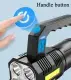 99000000LM Super Hell LED Handscheinwerfer Camping Suchscheinwerfer Taschenlampe