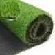 6.5ft X 15ft Artificial Turf 0.8 Mat With Drainage Holes. Fake Grass With Rubber Backing, Economical And Ideal For Indoor & Outdoor Pet Areas, Garden, Lawn, Patio & Balcony Decor