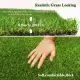 6.5ft X 15ft Artificial Turf 0.8 Mat With Drainage Holes. Fake Grass With Rubber Backing, Economical And Ideal For Indoor & Outdoor Pet Areas, Garden, Lawn, Patio & Balcony Decor