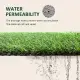 6.5ft X 15ft Artificial Turf 0.8 Mat With Drainage Holes. Fake Grass With Rubber Backing, Economical And Ideal For Indoor & Outdoor Pet Areas, Garden, Lawn, Patio & Balcony Decor