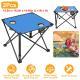1Pc 2Pc Options Foldable Camping Table Portable Picnic Table Lightweight Travel Desk With 2 Cup Holders Carrying Bag Color Options Black Orange Green Red Blue Navy Blue